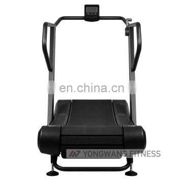 Yongwang Fitness Gym Cardio Equipment Manual Resistance Curved Treadmill