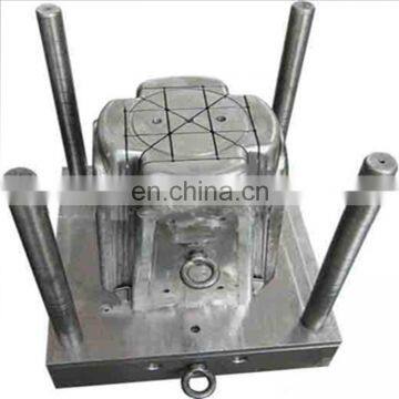 Basket Spare Parts Plastic Injection Moulding / Plastic Cloth Laundry Basket Home Furniture Mould / Plastic High Strength Square photo-4