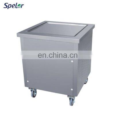 Low-Temperature Single Pan High Quality Fry Fried Roll Ice Cream Machine