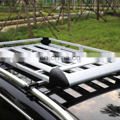 Universal Vehicle Roof Rack Cargo 4x4 Basket Luggage Aluminum For Jeep Suv Toyota Platform Roof Rack