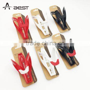 Low MOQ Cheap Price Good Quality Bicycle Bottle Cage, AEST Fiber Glass Bottle Cage Plastic Bottle Cage