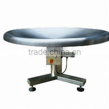 A working partner industrial lazy susan in conveying line