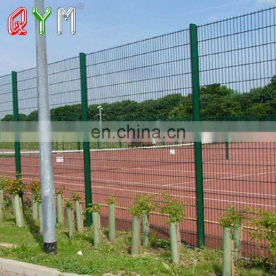 Round Post Double Wire Fence Pvc Coated 656 868 Wire Mesh Fence