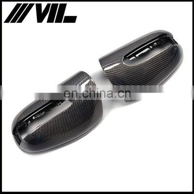 1Pair Carbon Car Side Mirror Cover Replacement for Mercedes S-Class W220 photo-3