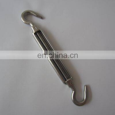 Stainless steel Open Body Turnbuckle Hook - Hook  for landscaping, horticulture, installations, rigging and fencing.