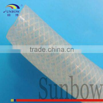 High Temperature High Voltage Resistant Food Grade Clear Silicone Braided Tube