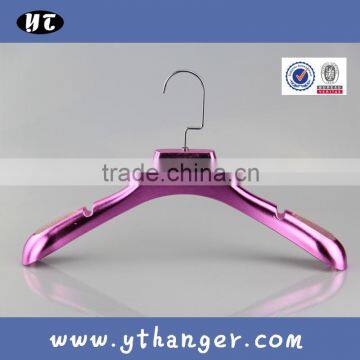 HA6959 Notched Plastic Shirt Hanger Rose Gold Coat Hangers Supplier's Choice photo-3