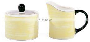 Bucolic Style Yellow Leaves Ceramic Coffee Mug Tea Cup Dinner Plate Ceramic Cup For Porcelain Tableware Set photo-3