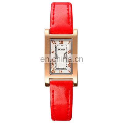 Skmei 1783 Women Watches Square Elegant Ladies Bracelet Watches Female Leather Strap Clock Saati