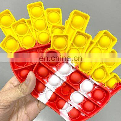 2022 Silicone Push Bubble Mini Kids New Best Selling Logo Pack Sensory Fidget Toy Set photo-3