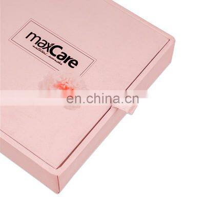 Контейнеры для бумажных маскировочных масок с полноцветной печатью, упаковка для масок для очищения кожи, розовый цвет, ящичковая упаковка, экологически чистая photo-3
