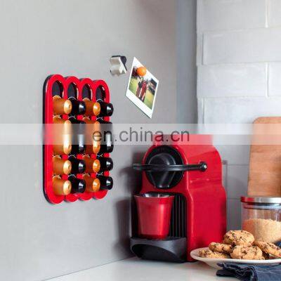 Wall Mounted Acrylic Coffee Pod Organizer photo-3