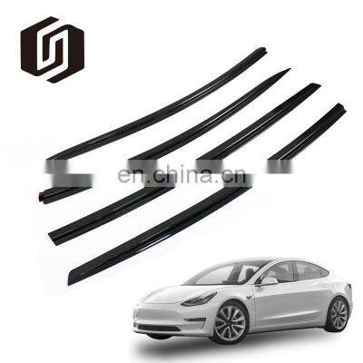 Car External Accessories Rain Cover Trim Sticker For Tesla Model 3 photo-3