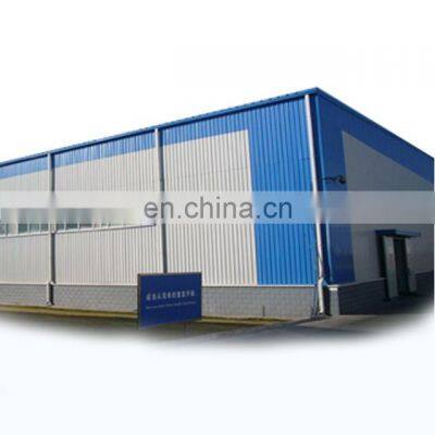 Waterproof Prefabricated Industrial Painting Light Frame Metal Framework Insulated Prefab Workshop