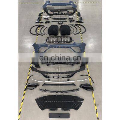 Car bumpers for Benz X253 GLC body kit upgrade GLC63 AMG front and rear full kit