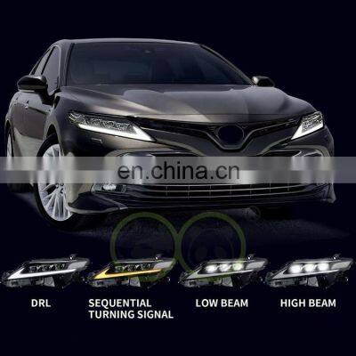 High Performance 2019 Camry LED Upgrade Modified Headlight Assembly Lighting Front Lamp for Toyota 2018 2019 2020