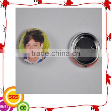 high quality promotional tin badge/metal badge