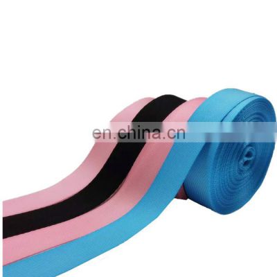 Factory custom 20mm 25mm polyester woven webbing tape ribbon strap for baby high-chair seat belt and gifts and strollers