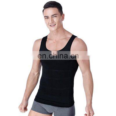 Men's Slimming Body Shaper Compression Vest Tummy Control Shapewear Man Bodywear Abdomen Underwear photo-3
