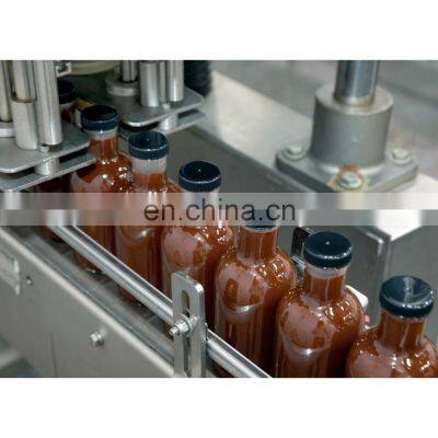 High accurate automatic 6 heads chocolate sauce bottle filling machine mayonnaise butter sauce filling machine