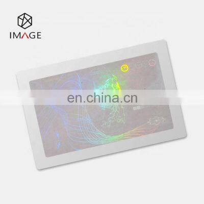 General Patten Holographic Transparent Cold Laminate Overlay for ID Card photo-2
