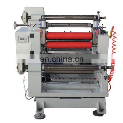 Automatic slitting laminating machine for adhesive tape paper,PVC PET film slitter rewinder