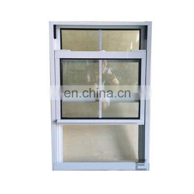 American style vinyl single hung vertical sliding windows