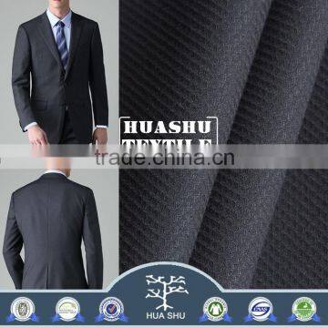 Hot selling fish scale design Environment-friendly fashion shining fabric from Shaoxing Supplier for Men's suiting