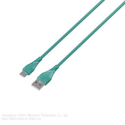 LDNIO LS612 ABS Material 25W USB Micro, For Iphone Type-c Fast Charging Data Cable 2M photo-2