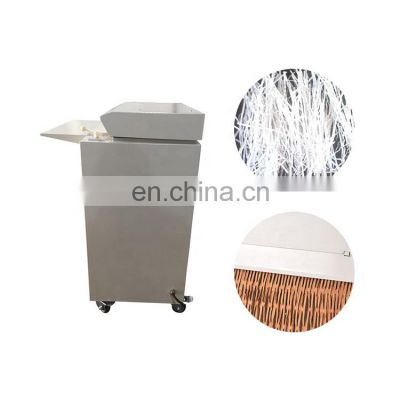 Waste corrugated cardboard carton box shredder shredding machine