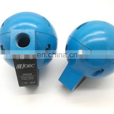 Автоматический дренажный клапан 1/2BSP 400L/H 16Bar Автоматический конденсатный механический круглый поплавковый тип дренажа воды компрессора воздуха photo-5