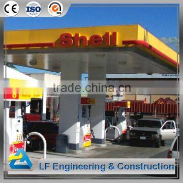 Prefab Ball Joint Large Span Space Frame Gas Station Canopy photo-2