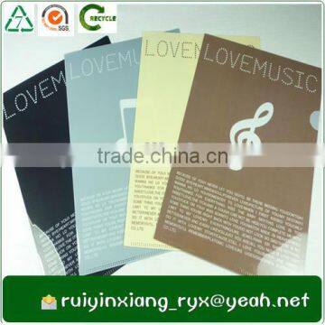 different color can be choose a4 size types of plastic folders RYX-L226