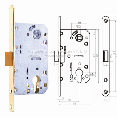 AGB Ukraine Russia Mortise Lock/Lock Body For Wooden Door photo-3