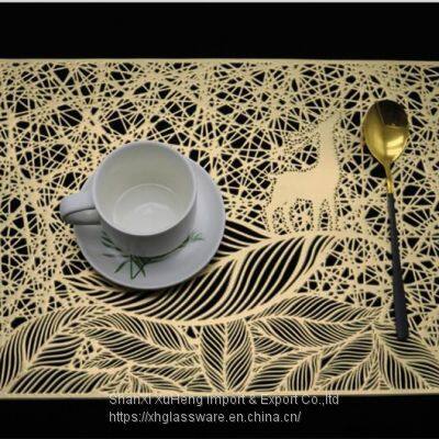 Rectangular Placemat Nordic Hollow Table Mat PVC Table Mat For Table Decoration Kitchen Accessories photo-3