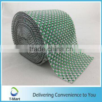 Elastic Wrapping Ribbon Decorative Poly Mesh Hot Mitsubishi Diamante Style Wrap Crafting Bridal