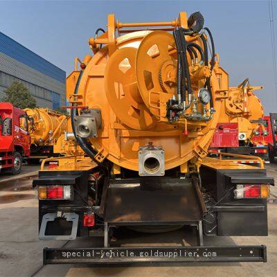 10 Ton Suction Truck With Dredging Function, Using Isuzu Chassis photo-4