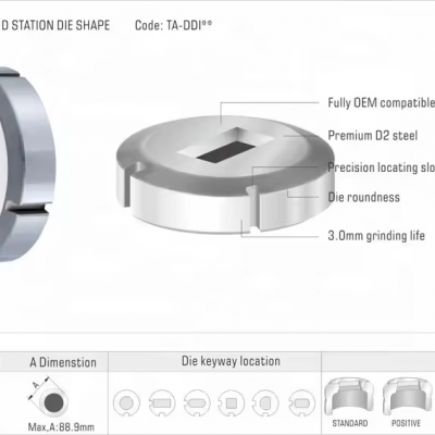 Amada CNC Punch Press Thick Turret Nct Tooling D STN Die Shape Ferramentas PARA Punzonadoras photo-2