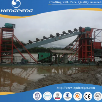 Durable Performance China Chain Bucket Gold Mining Dredger for Harsh Conditions photo-3