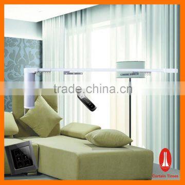 Complete aluminium motorized curtain track system/ electric curtain track system for hotel