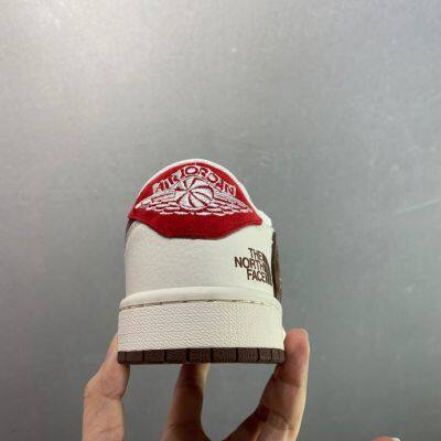 Nike Air Jordan 1 Low Customized AJ Collaboration Low-top Retro Sneakers, Comfortable Women's Running Shoes photo-4