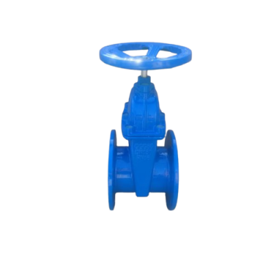 DIN 3352 F4 Pn16 Rising Stem Resilient Seated Ductile Iron Di Flange End Gate Valve photo-3
