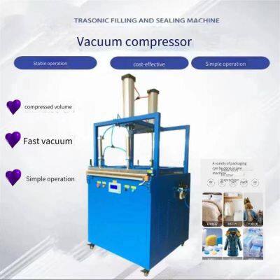 dingfeng ys-800 вакуумный компрессионный машин для упаковки с двумя соплами, предназначенный для вакуумной упаковки пуховых курток и латексных подушек, в наличии
