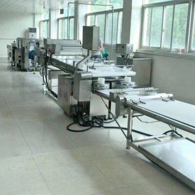 Full Automatic Industrial Dough Sheeter Nan Bread Paratha Chapati Maker Fully Automatic Roti Making Machine for Industrial Use