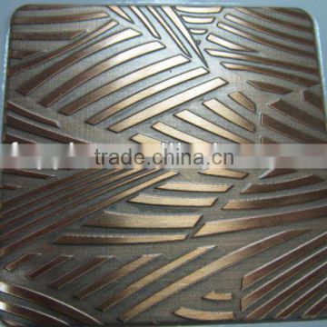 grade 304 pvd pattern stainless steel color sheet