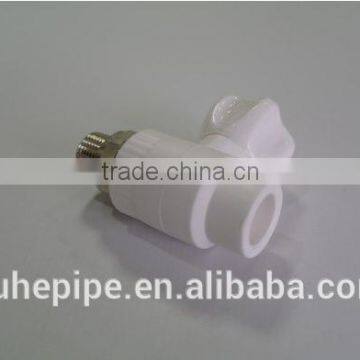 PPR pipe fittings Male Angle Type Automatic Thermostatic Valves