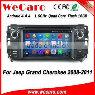 Wecaro WC-JC6235 Android 4.4.4 navigation 1080p for jeep grand cherokee dvd player 2008 - 2011 USB SD