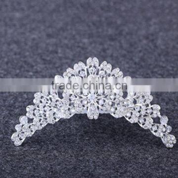 2015 Fashion Design Crystal Rhinestone Bride Crown Beautiful Crown for Women photo-4
