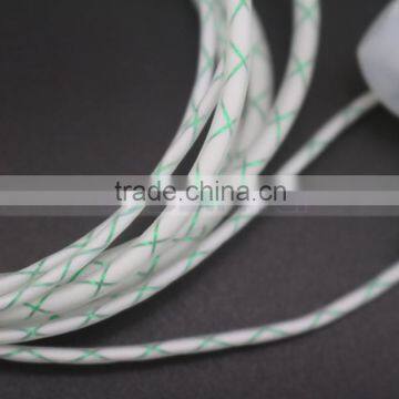 Metal Head Cheap Colorful Earphones Headset LED Flash Night Light Noctilucent Earphone With Clip Mic For Smart Phone photo-5