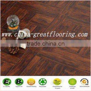 hdf ac3 high quality parquet residential laminate flooring